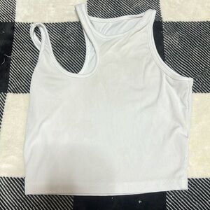 Shein White Crop Top